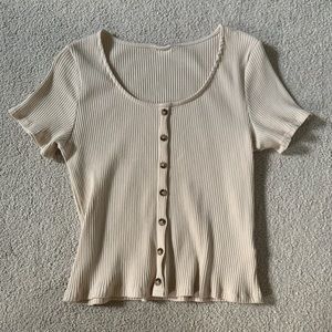 Pretty little thing cream top size m
